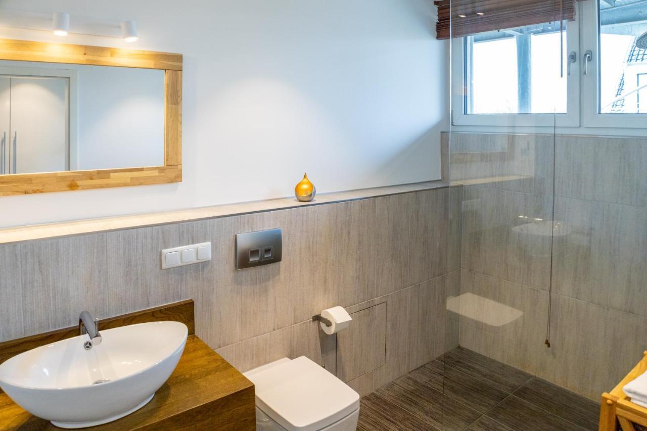 Appartement Direkt An Der Ostsee Zur Hofseite 沙博伊茨 外观 照片